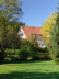 Blick vom Angerpark zum Rathaus