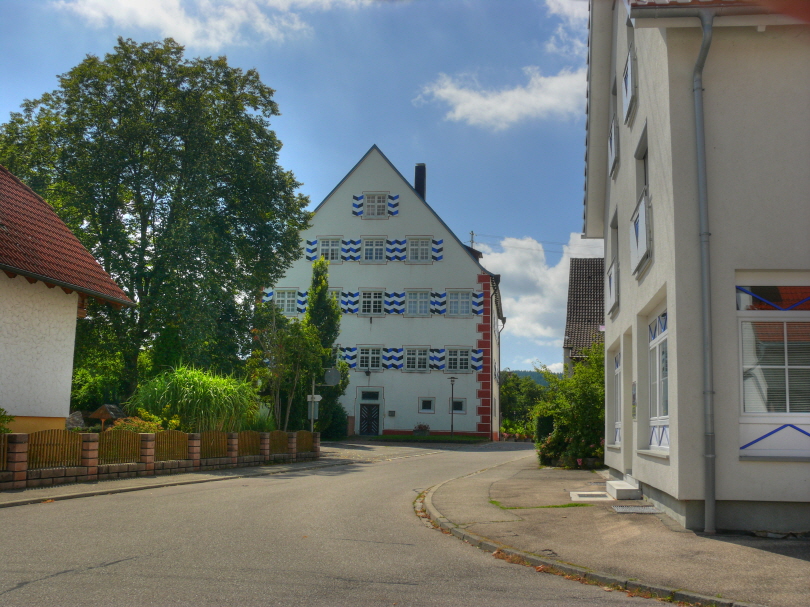 Rathaus, von der Marktgasse aus gesehen