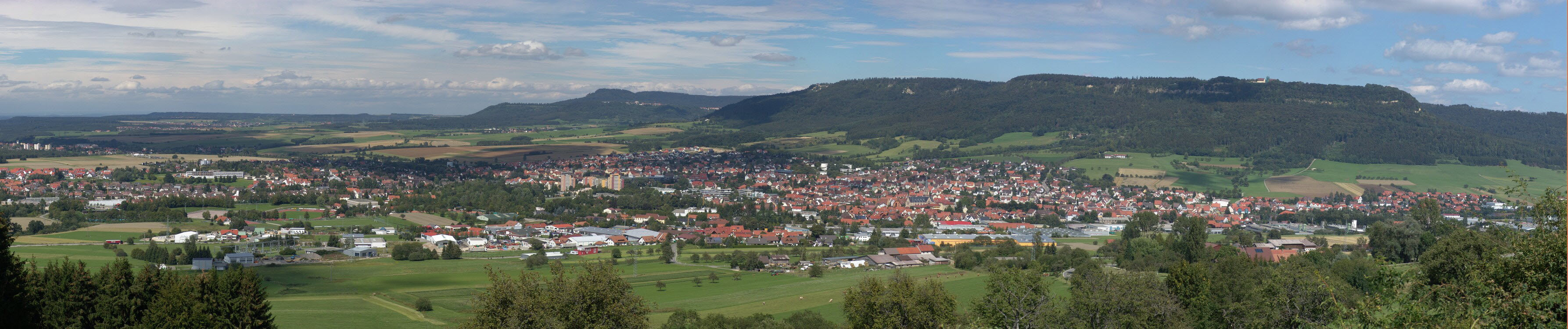 Blick von Hausen o.V. nach Spaichingen