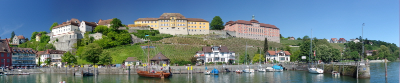 Der Hafen von Meersburg