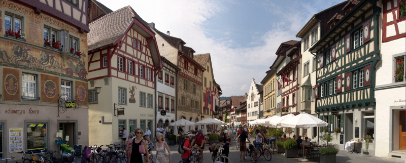 In Stein am Rhein - am Ende des Bodensees